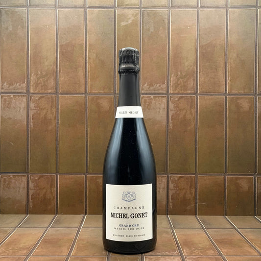 Michel Gonet, BdB Brut Nature, Les Mesnil Sur Oger, Champagne, France, 2015