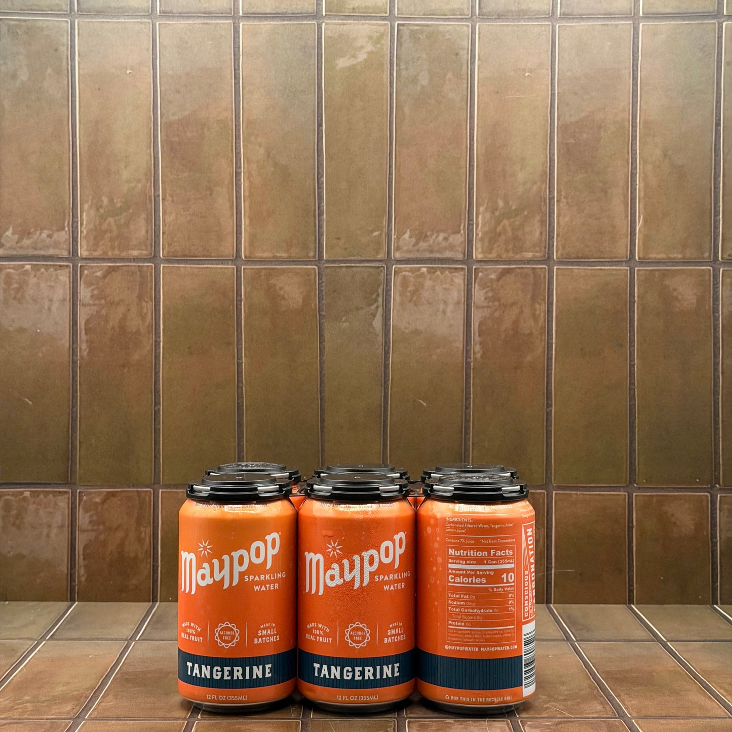 Maypop Tangerine Sparkling Water, Single