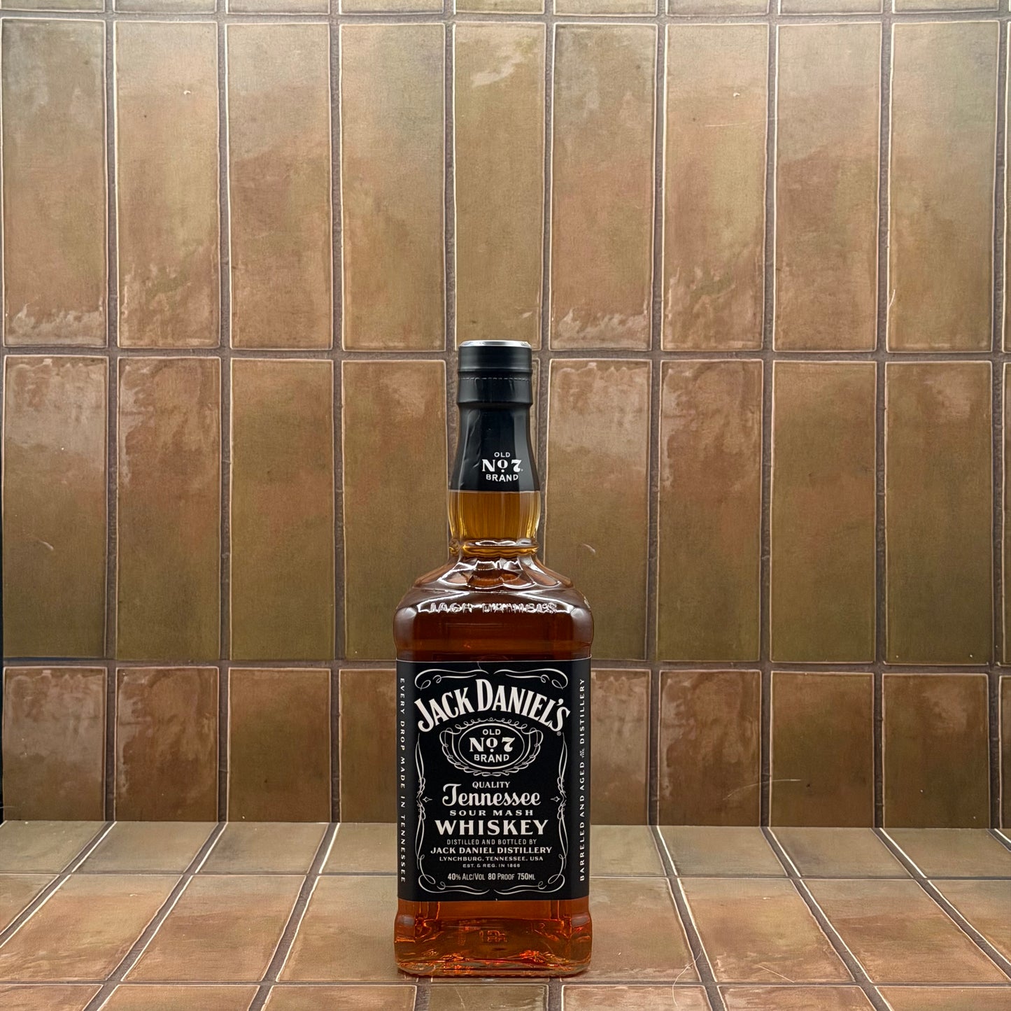 Jack Daniel’s Old No. 7 Tennessee Sour Mash Whiskey, 750ml