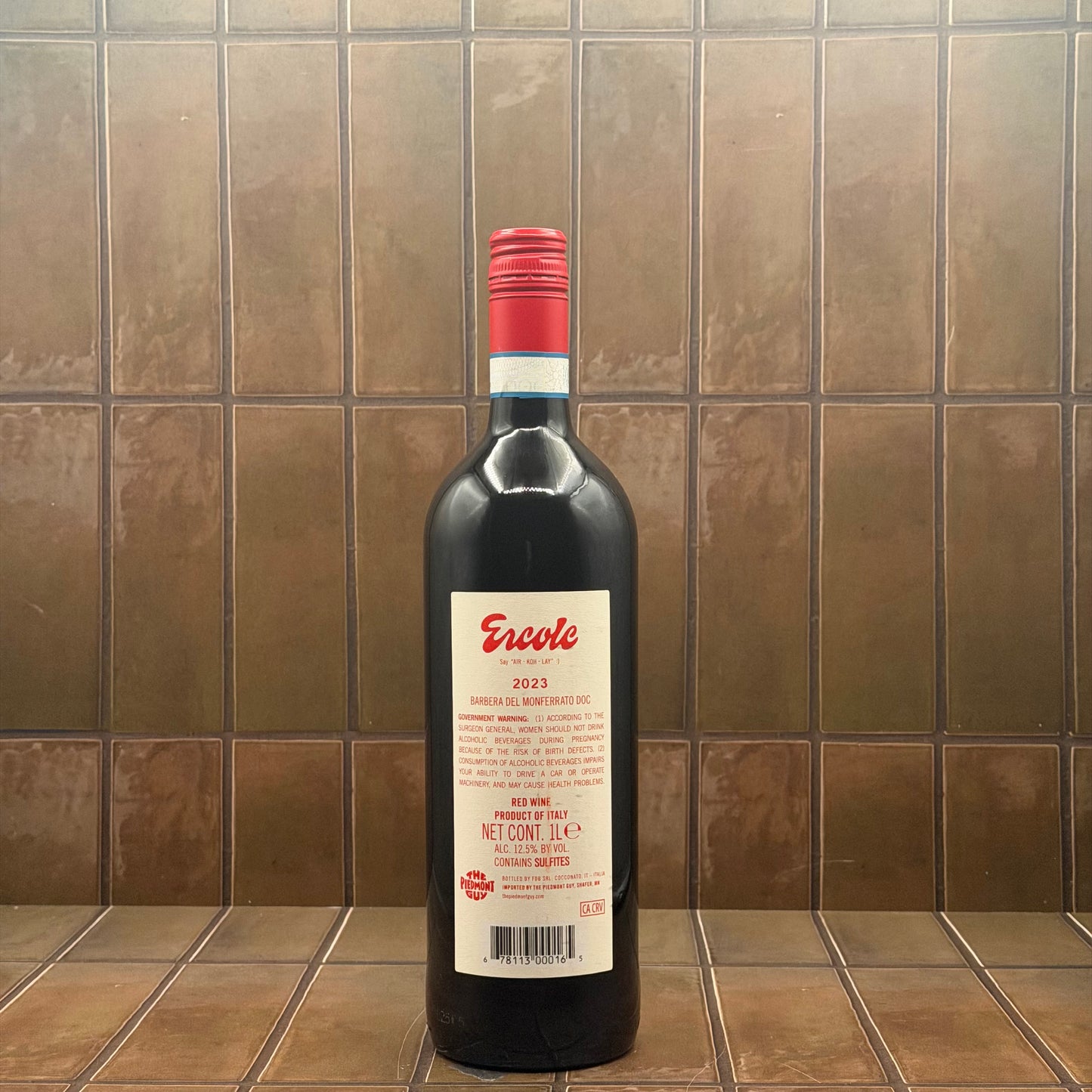 Ercole, Monterrato, Piedmont, Italy, Barbera 2023 1L