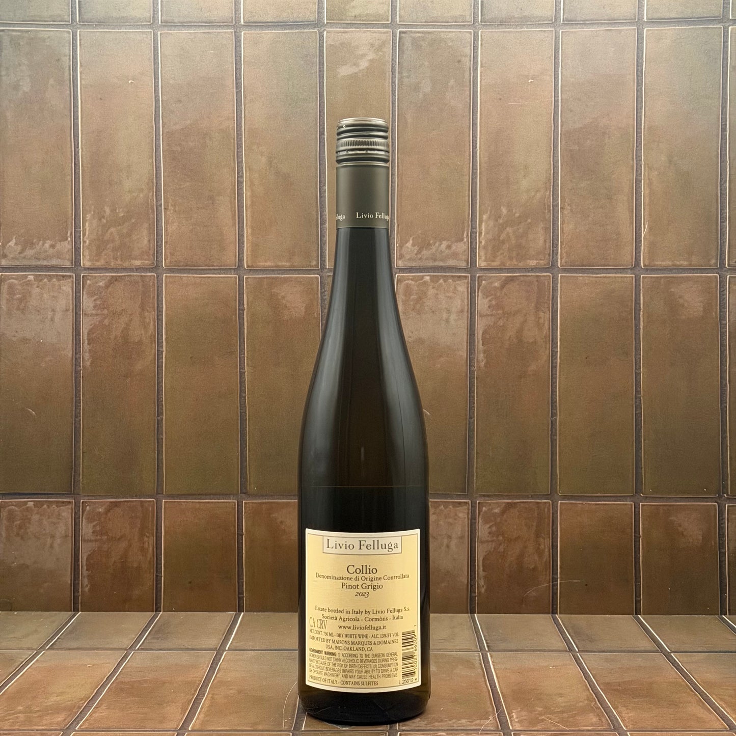 Livio Felluga, Collio, Italy, Pinot Grigio, 2023