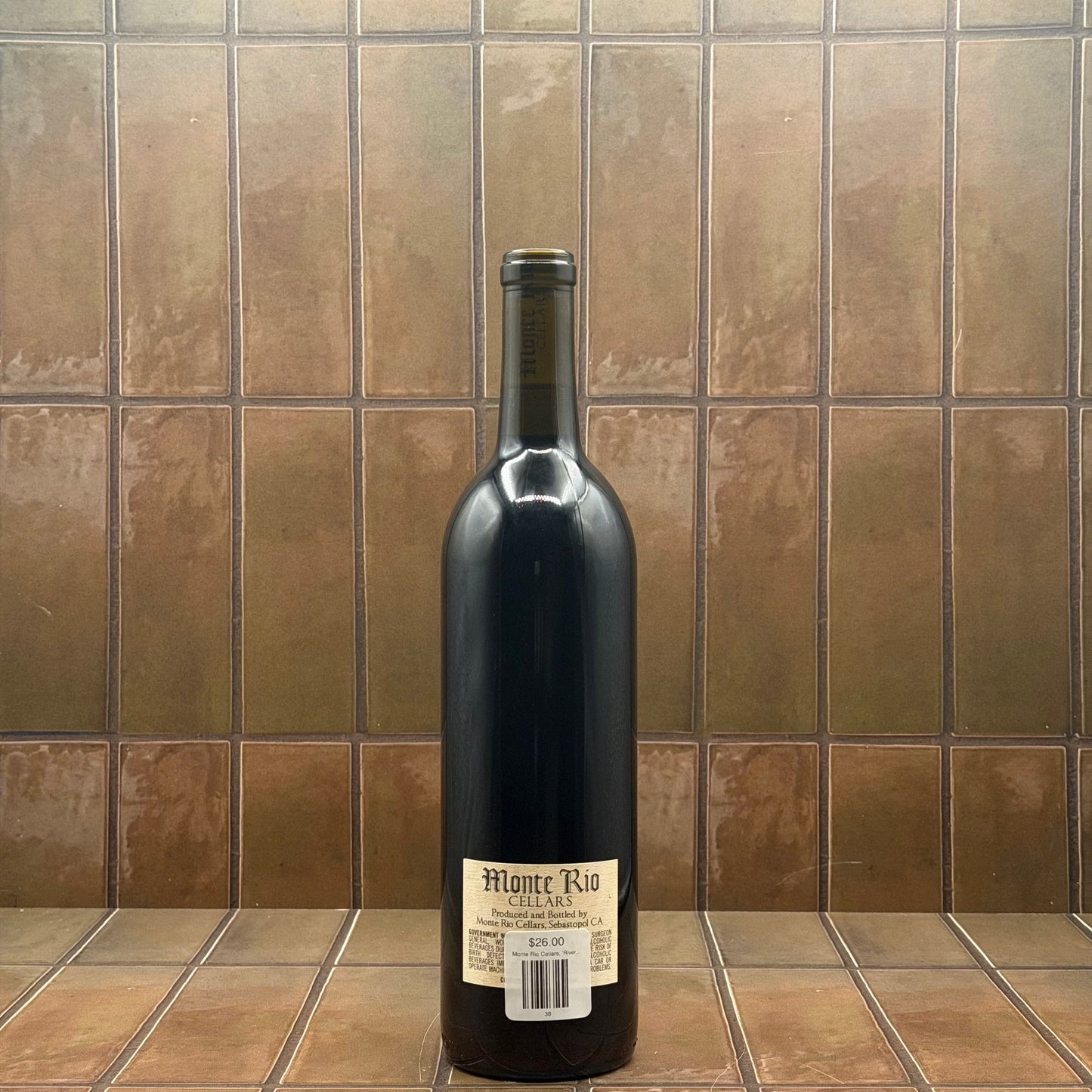 Monte Rio Cellars, 'Rivers Edge', Lodi, California, Sangiovese, 2022