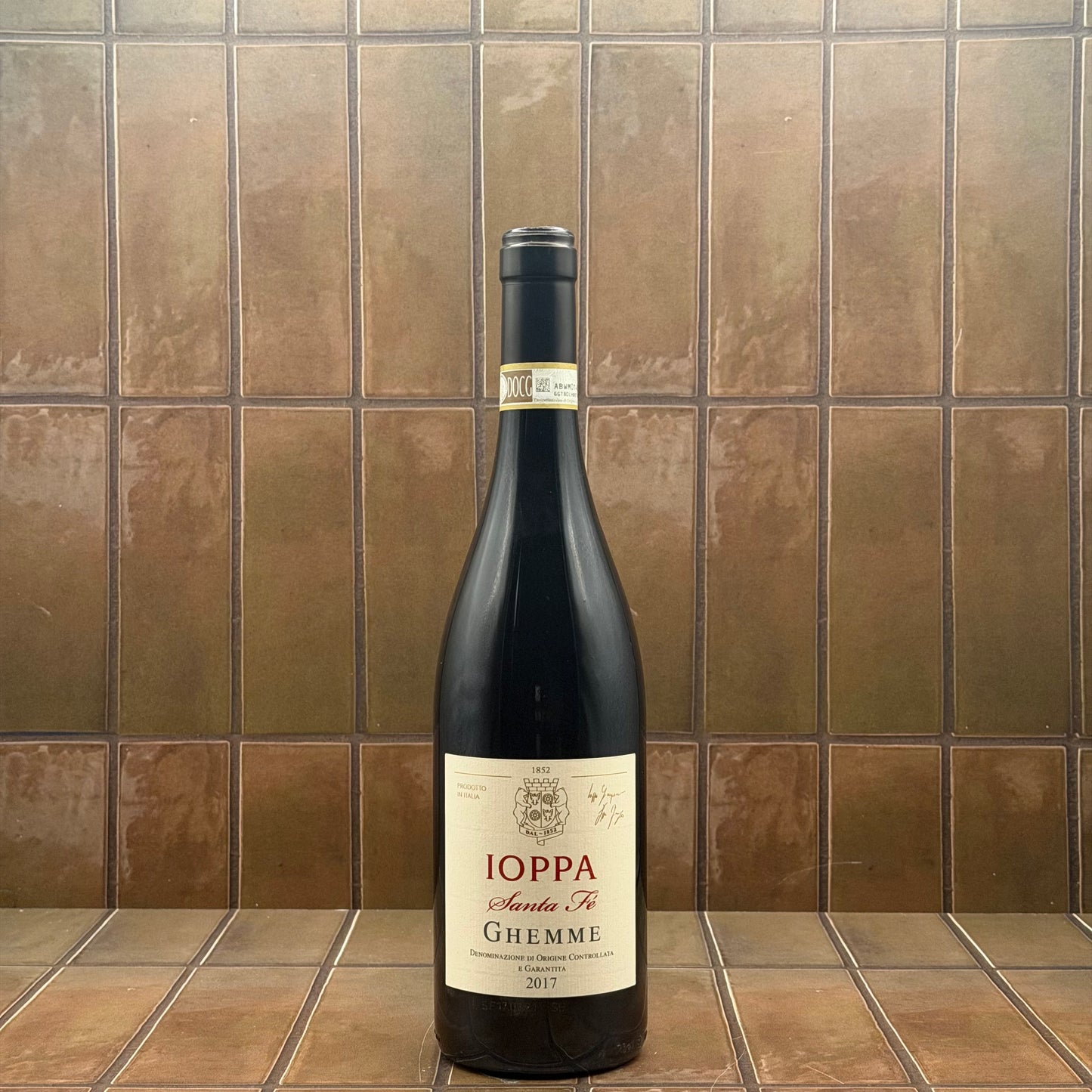 Ioppa, 'Santa Fe' Ghemme, Piedmonte, Italy, Nebbiolo 2017