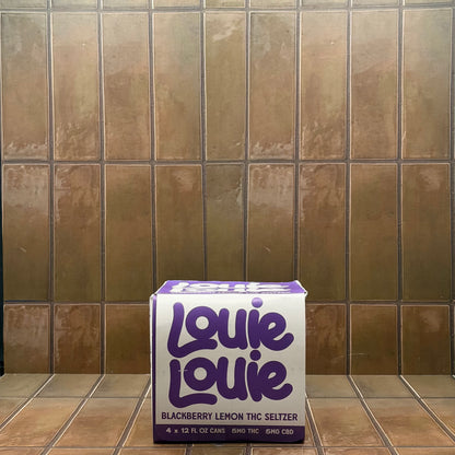 Louie Louie Blackberry Lemon Soda, 4 pack
