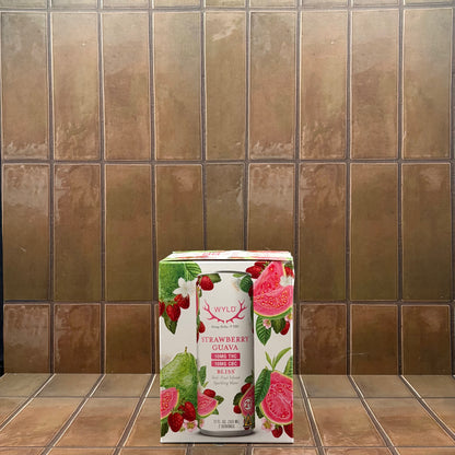 Wyld Strawberry Guava Sparkling Water 'Bliss,' 4 Pack