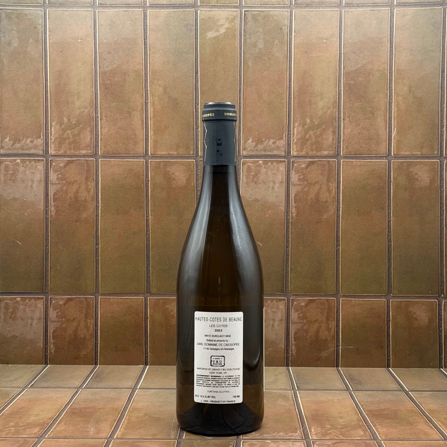 Cassiopee, 'Les Cotes', Hautes-Cotes-de Beaune, Burgundy, Chardonnay 2023
