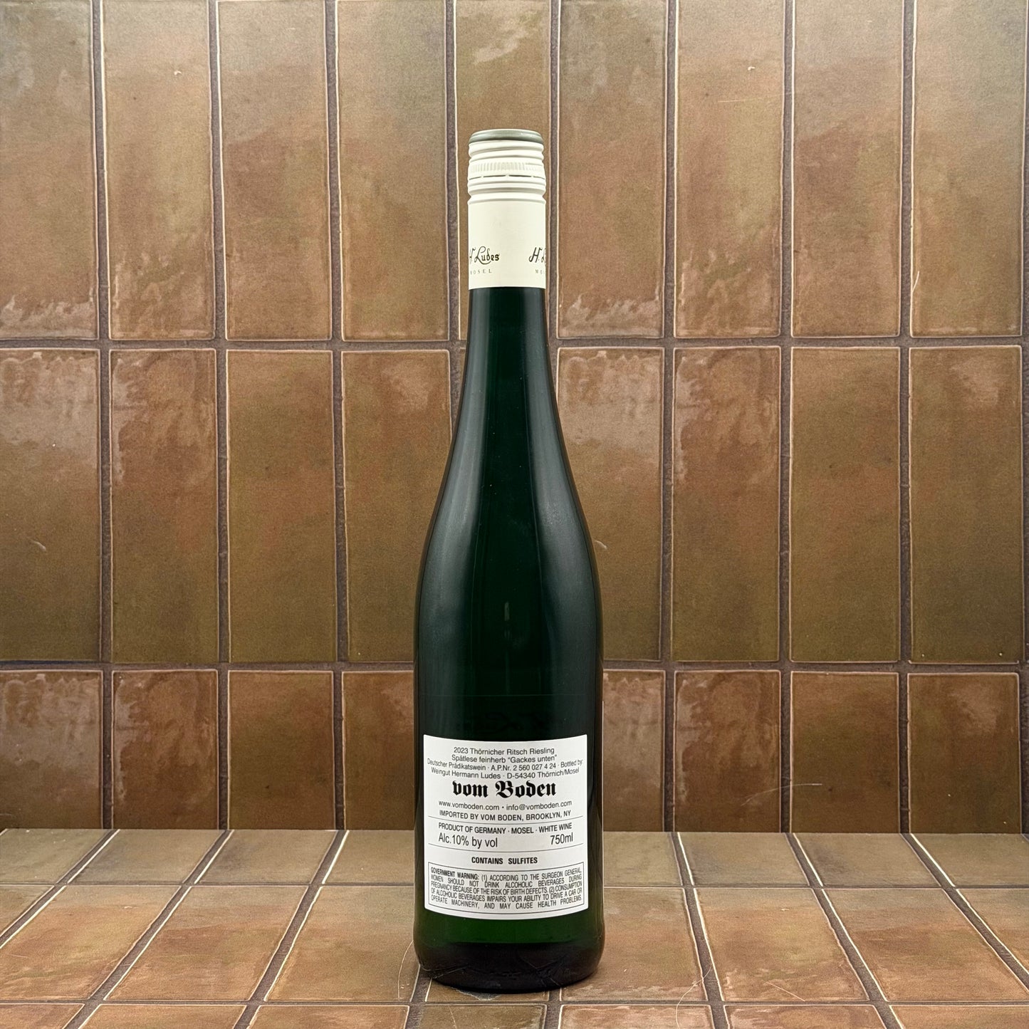 H. Ludes, 'Thornicher Ritsch - Gackes Unten Spatlese Feinherb', Mosel, Germany, Riesling 2023