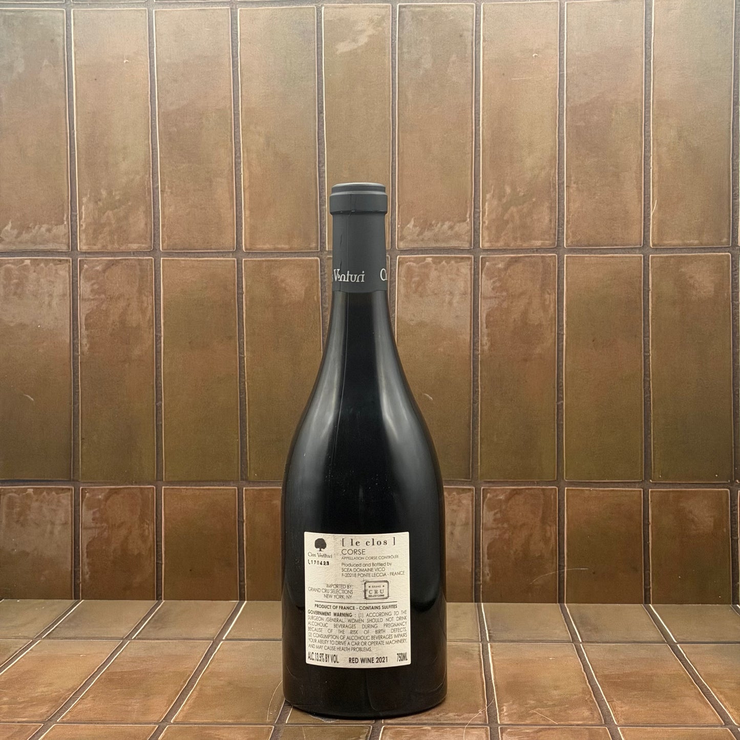 Clos Venturi, 'Le Clos', Corse, Corsica, France Niellucciu Blend 2021