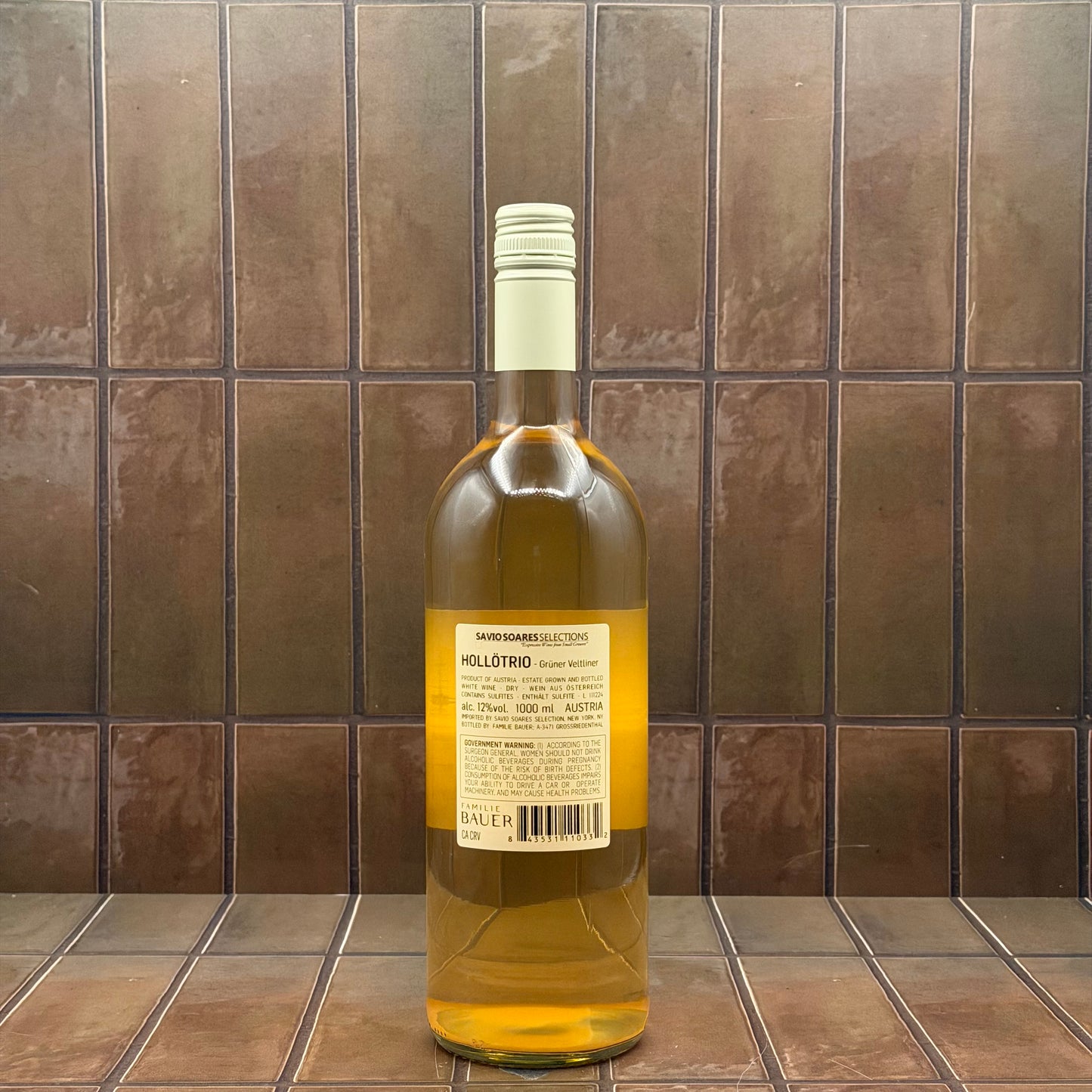 Bauer, 'Hollotrio', Osterreich, Austria, Gruner Veltliner 2024 1L