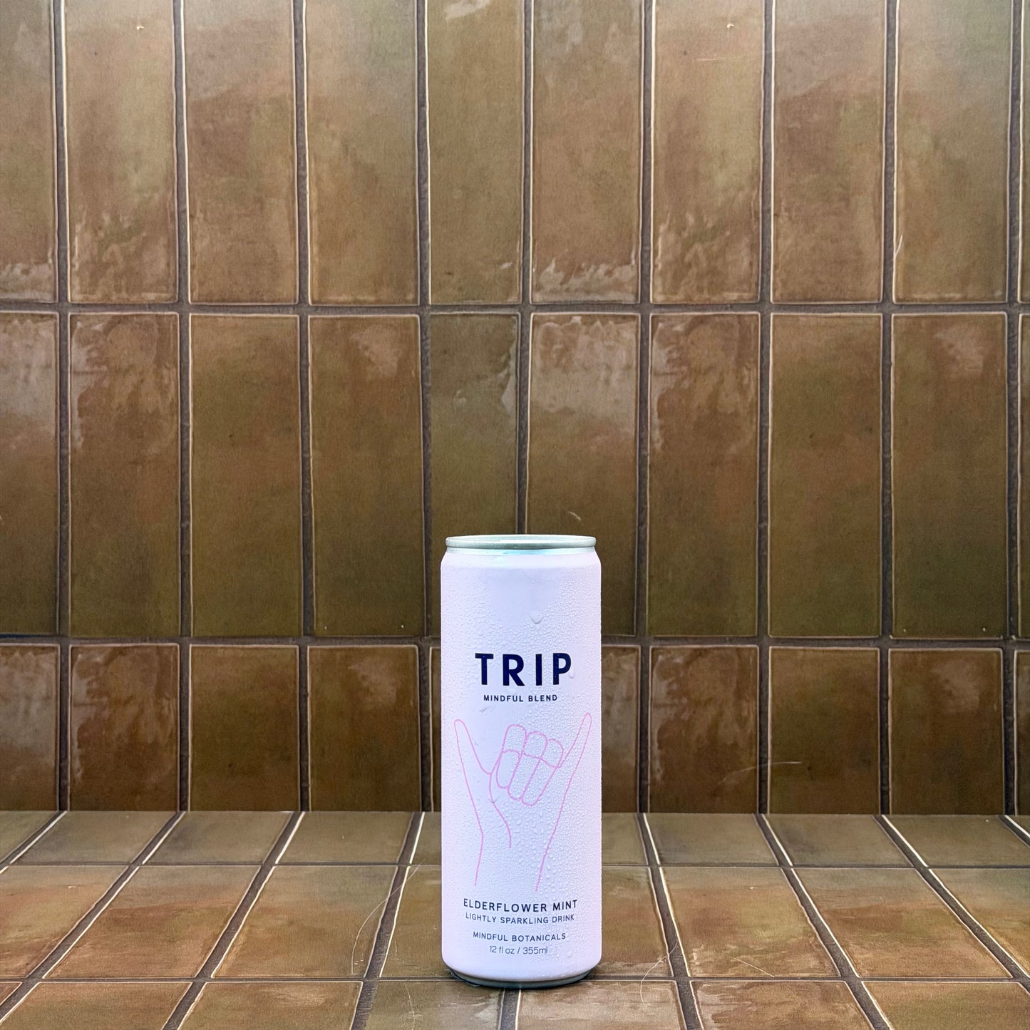 Trip Mindful Blend Elderflower + Mint Soda, Single
