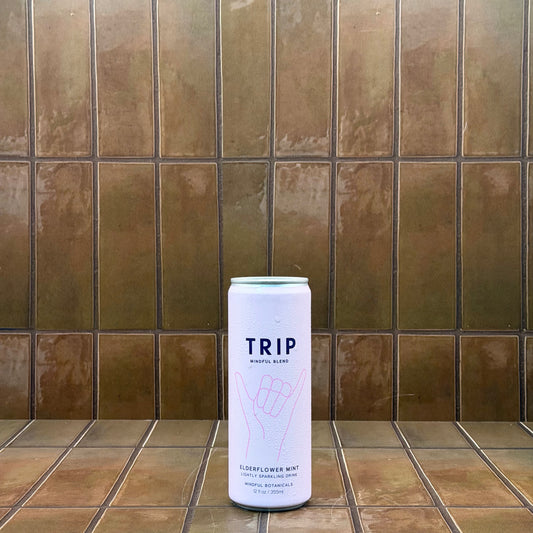 Trip Mindful Blend Elderflower + Mint Soda, Single