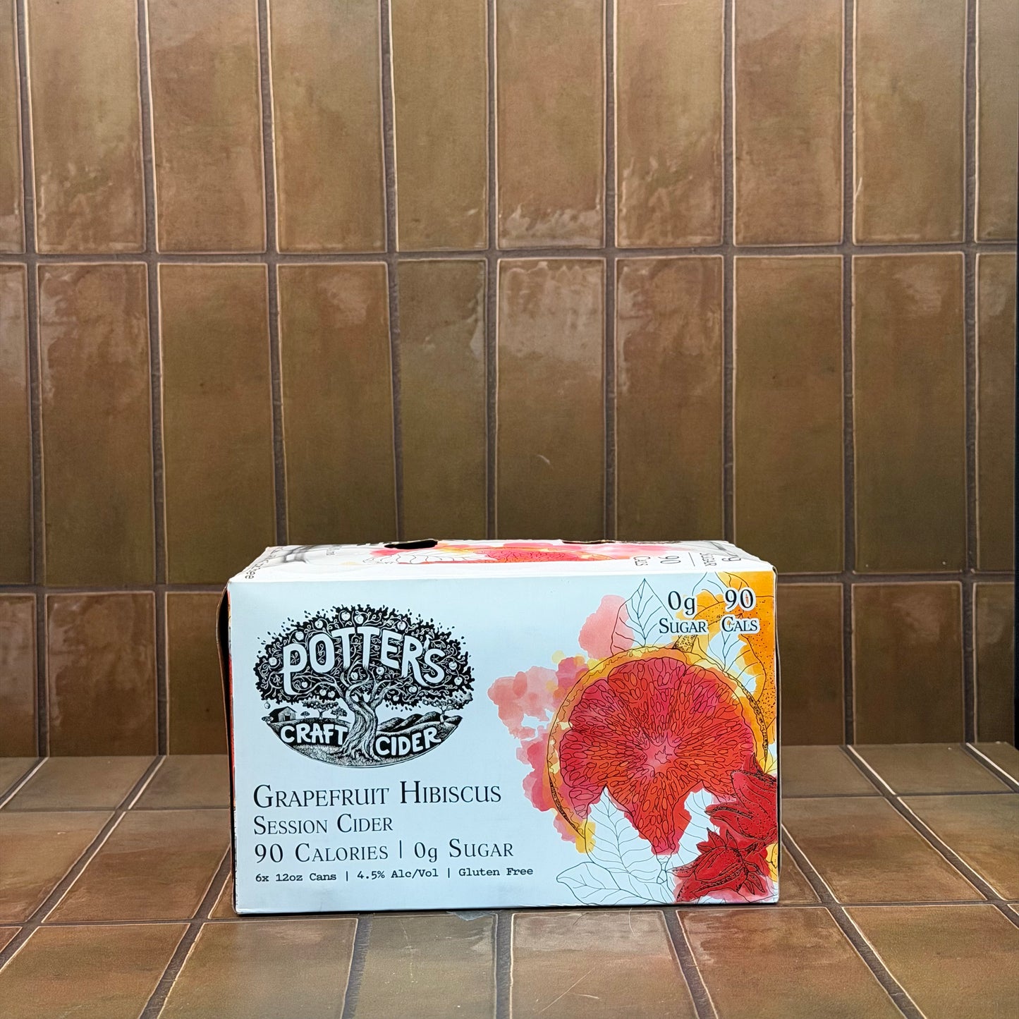 Potters Grapefruit Hibiscus Session Cider