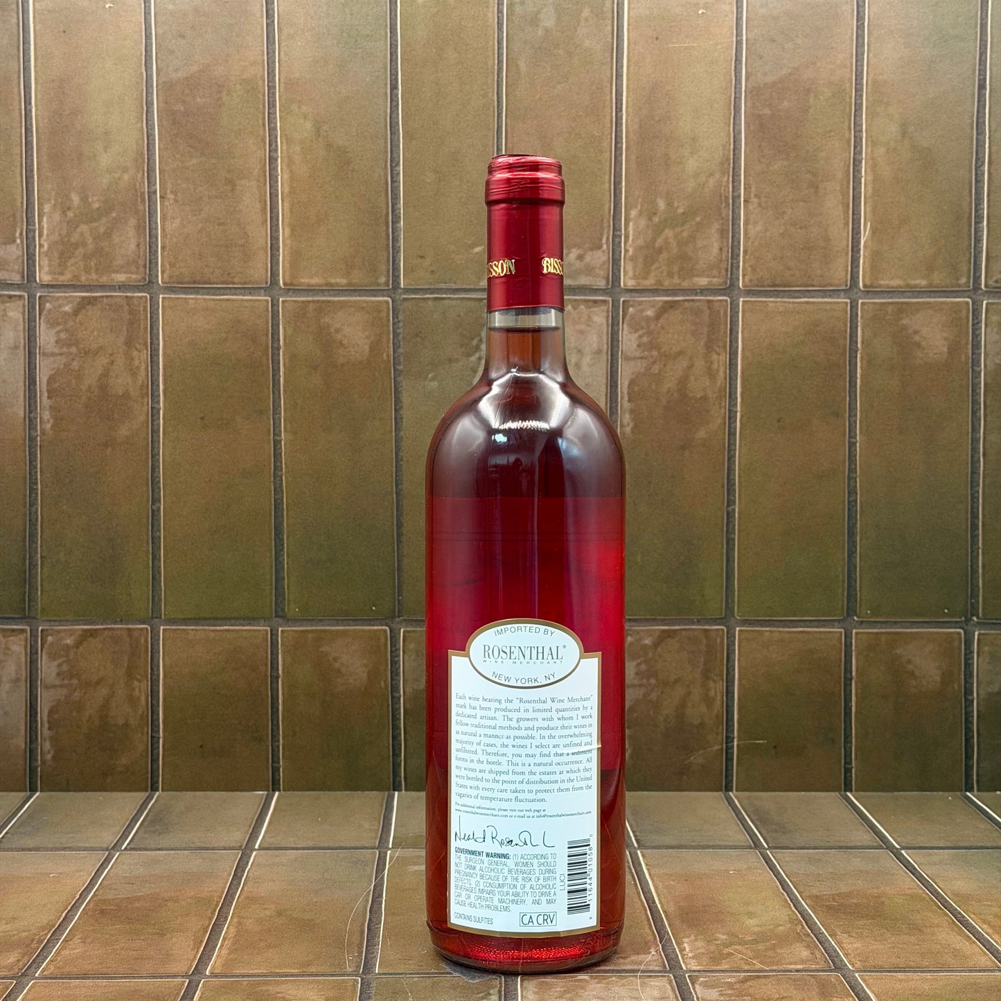 Bisson, 'Portofino Rosato', Liguria, Italy, Ciliegiolo 2025