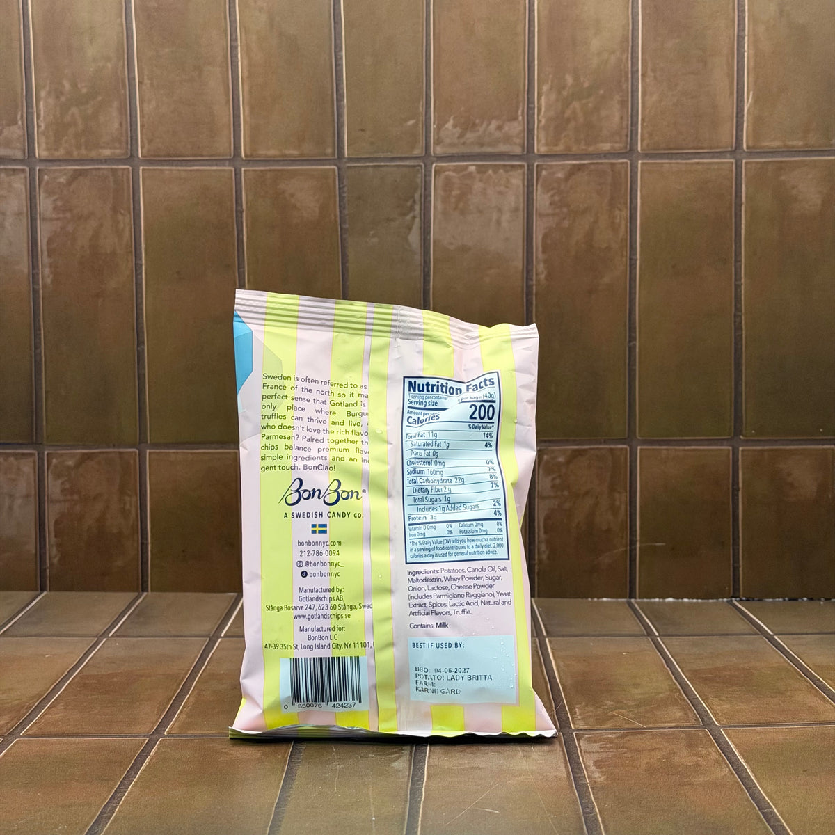 BonBon's Truffle and Parmesan Potato Chips