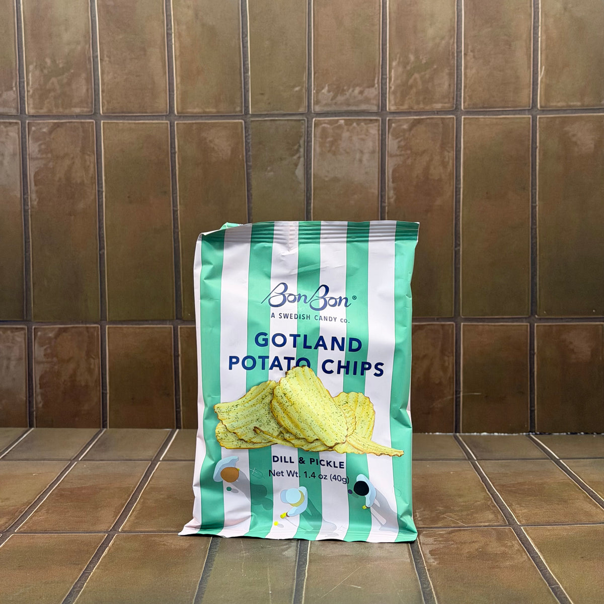 BonBon's Sour Dill and Pickle Potato Chips