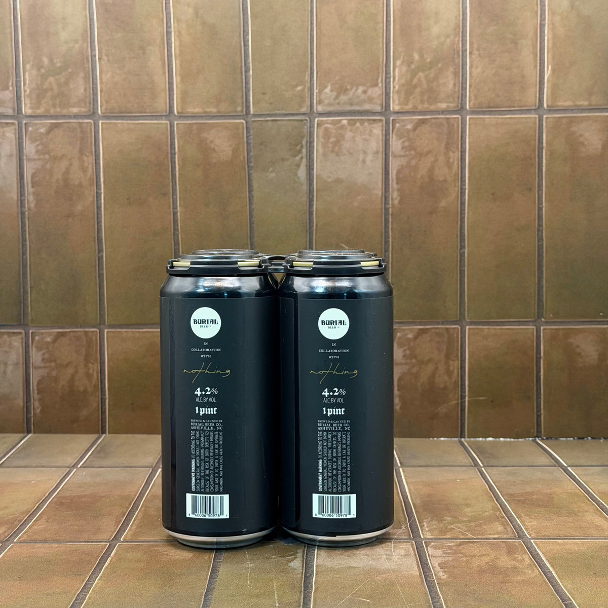 Burial 'Nada' Mexican Style Amber Lager, 4 Pack