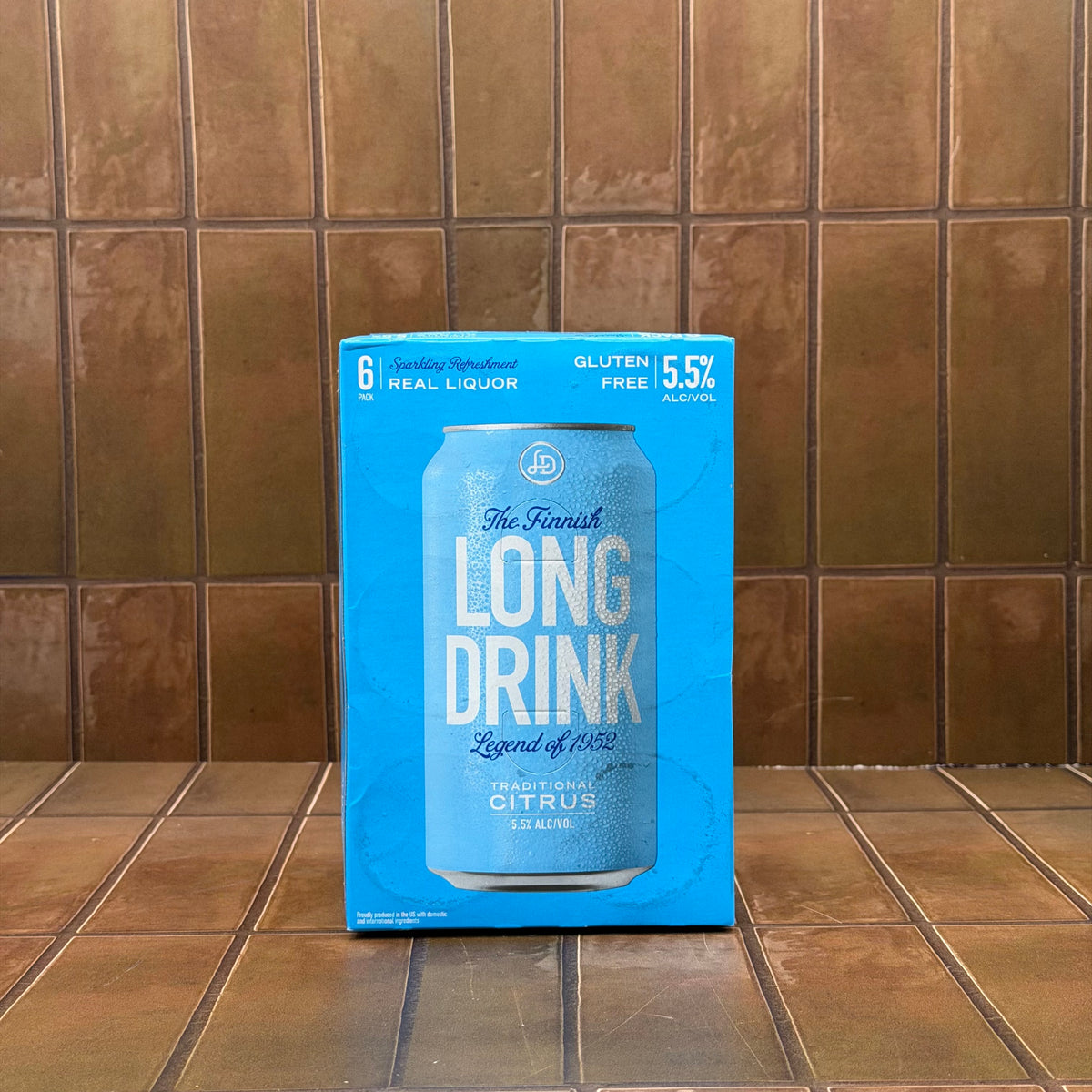 The Finnish Long Drink Traditional Citrus, 6 Pack