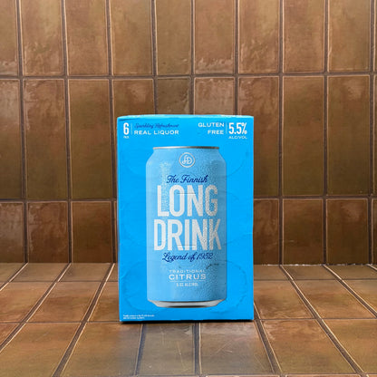 The Finnish Long Drink Traditional Citrus, 6 Pack