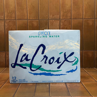 La Croix Pure Sparkling Water, 12 pack