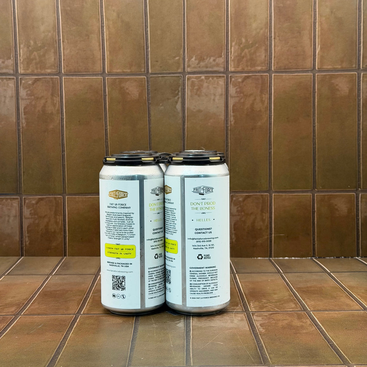 Fait la Force Don't Prod the Lioness Helles, 4 pack