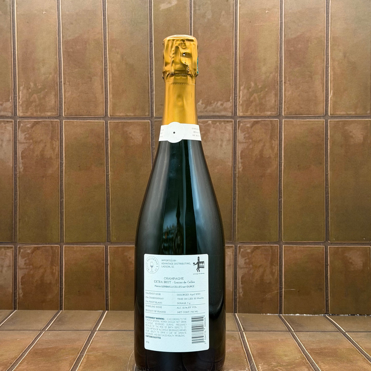 Pierre Gerbais, 'Grains de Celles', Celles-Sur-Ource, Champagne, France, Pinot Noir Blend NV